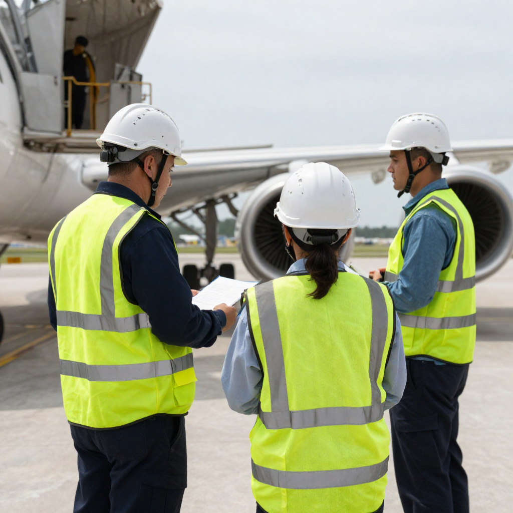 Uniforme aeropuertos y logística modelo UA-010
